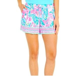 Lilly Pulitzer Katia short blue Ibiza